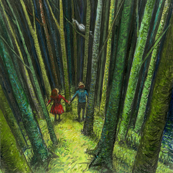 'Hansel and Gretel in the Forest