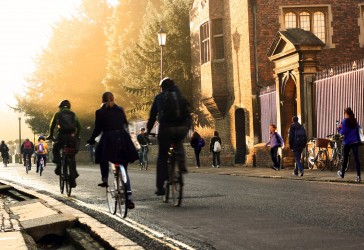 Cyclists in Cambridge