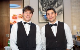Members of the catering team